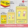 'Sign "Warning. Playing Children, Various Sizes, Art. _ 065, Caution,