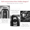 Funda para llave de coche, funda inteligente con gancho de