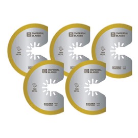 Imperial Blades IBOAT410-5 One Fit 3-1/8" Storm Titanium Thin Metal Segment Blade, 5PC, Multi