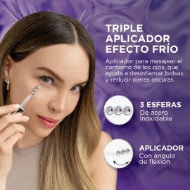 Sérum Ojos Revitalift con Ácido Hialurónico y Cafeína, revitaliza los ojos disminuye las bolsas y ojeras oscuras de L'Oréal Paris