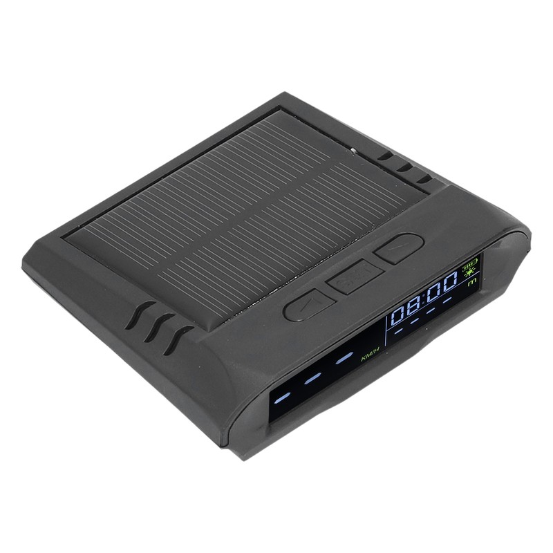Smart HUD Display Digital Solar Charged Displays Time Temp Over