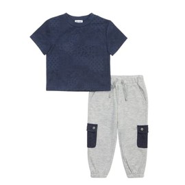 Splendid Kids Boys Bandana Print Colorblock Set, Peacoat, 5T