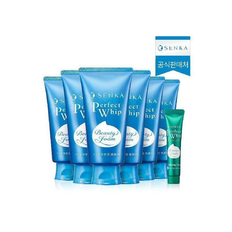 Senka 6 Senka Perfect Whip 120g + Calming Cica 15g