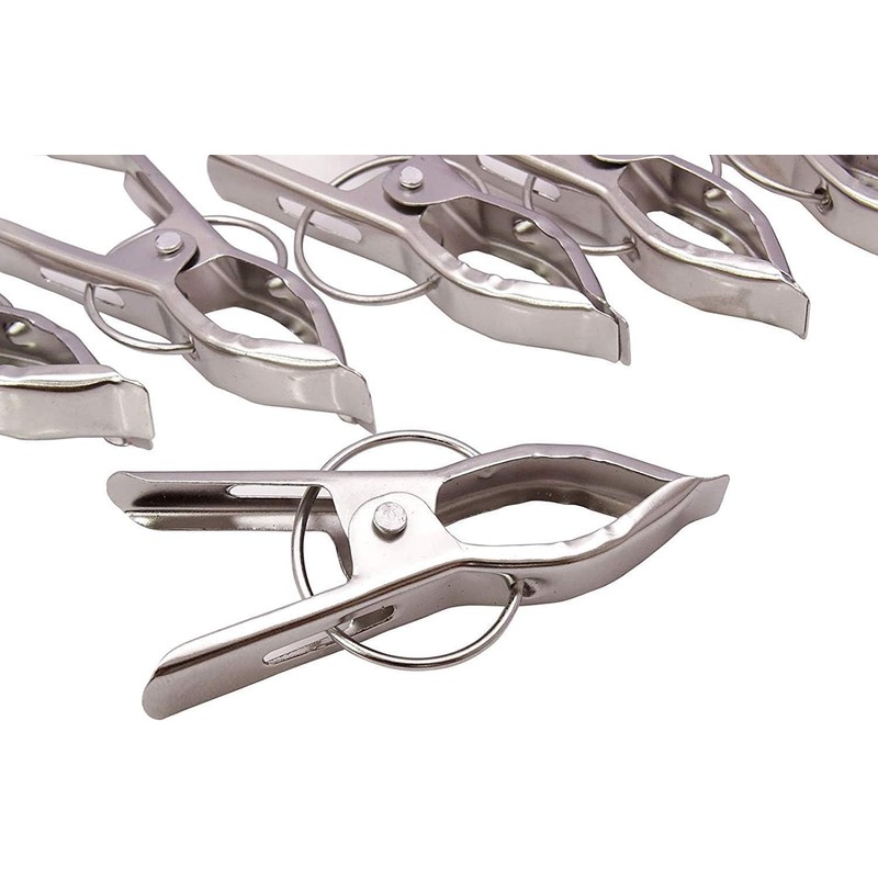 Garden Of Arts Stainless Steel Multipurpose/Cloth Clip/Cloth Pegs/Laundry/Home Pack of