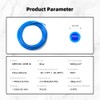 CGELE Pneumatic Tubing Blue PU Air hose Pipe Tube Kit