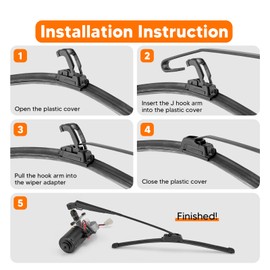 RI UTV 12V Electric Windshield Wiper Motor Kit for Can-Am Defender HD5/HD7/HD9/HD