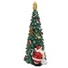 Christmas Tree Statue Durable Fadeless Resin Christmas Tree Figurine Exquisite