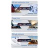 Eacam Car Head Up Display - Universal G-P-S Speedometer with