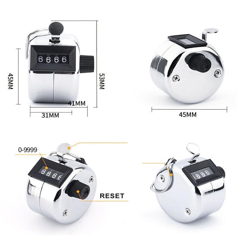 AIMALL 4 Digit Tally Counter Hand Held Number Clicker Manual