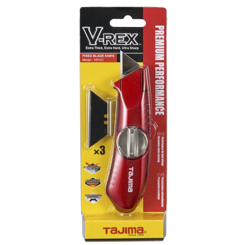 TAJIMA Utility Knife - VR-Series Box Cutter with Fixed Blade