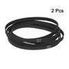 sourcing map 2pcs 2GT Timing Belt Closed Loop Rubber Belts