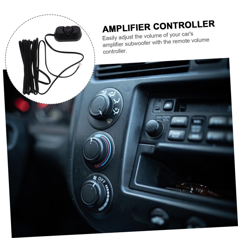 NOLITOY Automotive Volume Control Knob Inline Subwoofer for Precise Audio