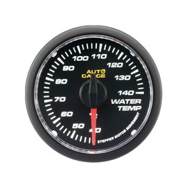 Auto Gauge Japanese Motor 52mm Water Thermometer Clear Lens White LED 348 Series 348WT52C