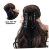 SAFIGLE Curly Ponytail Extension Claw Clip Realistic Synthetic Hairpiece for