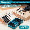 Libraton Countersink Drill Bit Set, 19 PCS Tapered Drill Bits