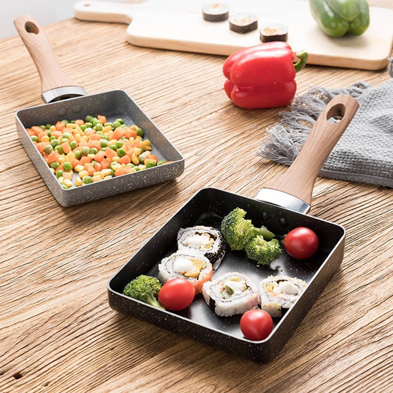 Tamagoyaki Pan Prevent Stick Mini Japanese Omelette Pan Breakfast Flat