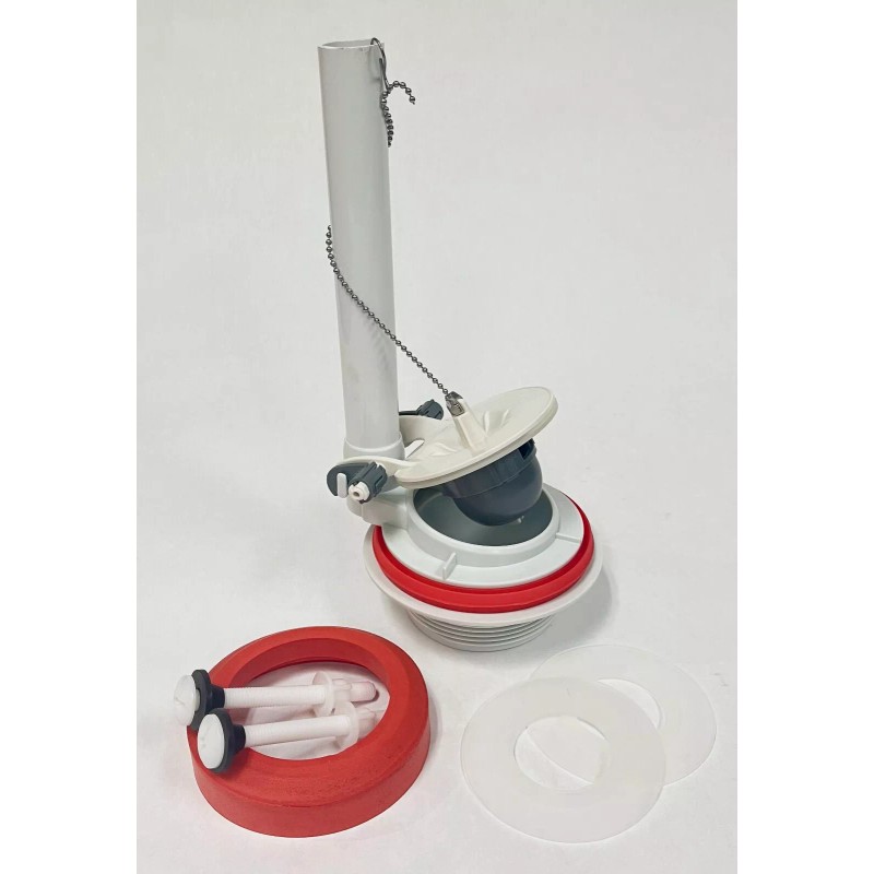 NuFlush Two-Piece 4-inch Flush Valve with Extra Seals, Compatible with