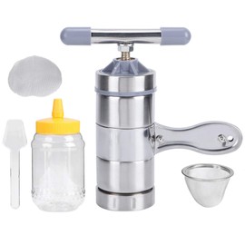 VIFERR Manual Honey Press, Mini Portable Honey Separator, Handheld Honey Presser, Honey Extractor, Stainless Steel, Honey Press Machine, Beekeeping Tool