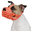 BRONZEDOG Pitbull Dog Muzzle Breathable Metal Basket for Large Dogs