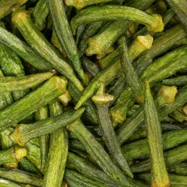 Smarty Stop Sugar Added Dried Okra Vegetable Crispy Chips, Veggie Chips (2 Pound (Pack of 1))
