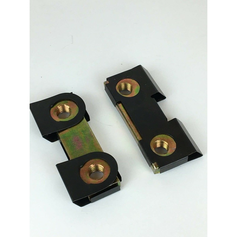 2PCS Bumper Bolt Fixing Kit with Captive Nut Tapping Plate