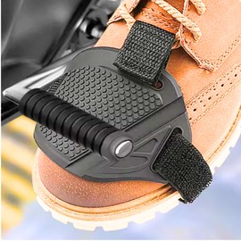 Motorcycle Gear Shift Universal Gear Cover Protector Boot Shoe Protection Dirt Punching Resistant Rubber Slip Gear Pedal Cover Pad Non-slip Soft Rubber General Purpose (Black Rubber)