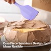 Purple Rubber Spatula for Kitchen Use, 10.8In Silicone Spatulas for