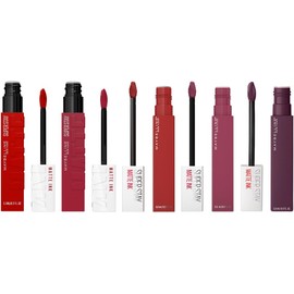 Maybelline 5 pack labiales liquidos matte larga duracion superstay matte maybelline