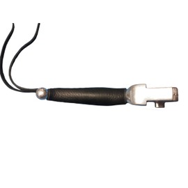 Mark's Custom Designs MCD Heavy Duty Black Leather Motorcycle Lever Covers for HD Motorcycles No Fringe