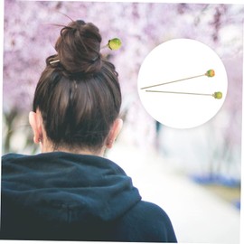 Vaguelly 2pcs Retro Simulation Orange Hair Clips for Women Elegant Headdress Hair Accessories Charming Fruit present