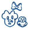 Cuticuter Minnie Cara Fondant Cookie Cutter, Plastic, Blue, 8 x