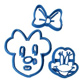 Cuticuter Minnie Cara Fondant Cookie Cutter, Plastic, Blue, 8 x 7 x 1.5 cm