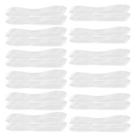 DHSBGWSX 12 Pairs Straps for High Heeled Shoes, Replacement Shoelaces, Transparent Straps for High Heeled Shoes, Anti-Loosen Transparent Straps for Women, Shoe Fastening Straps, Transparent colour