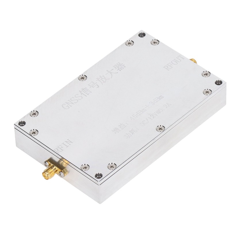 GNSS Signal Amplifier High Gain 45dbm Navigation RF Signal Booster