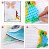 Pack of 20 Ironing Beads Plates with Accessories, Transparent 5