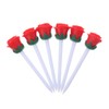 KOMBIUDA 6pcs Rose Golf Tees Holder Golf Accessories for Better