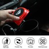 JUSTTOP Car Trash Can with Lid, Mini Leakproof Car Cup