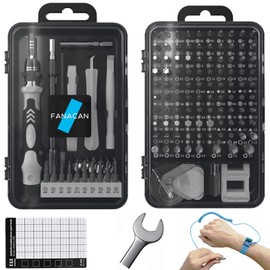 FANACAN 160-in-1 Precision Mechanic Screwdriver Set - Precision Tool Kit for DIY Electronic Repairs, PC, Laptop, Smartphone