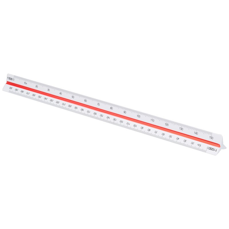Linex 100413046 Triangular Scale Scale Scale 1:500:1000:1250:1500:2000:2500 Ideal for Architects