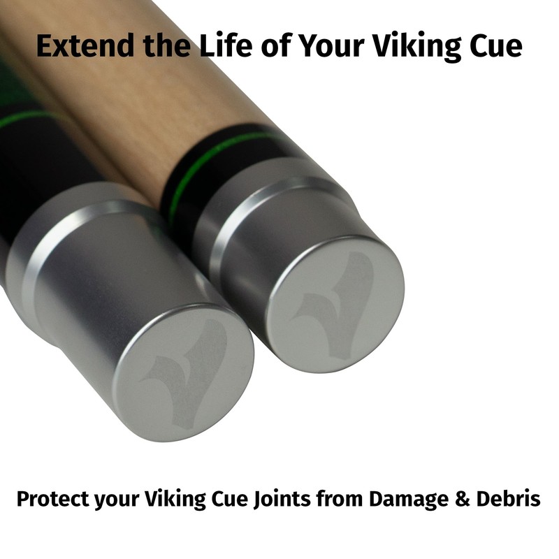 Viking Valhalla Metal Pool Cue Joint Protectors, Fits 5/16" x