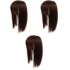 FOMIYES 3pcs Hair Volume Topper for Women Clip Synthetic Hairpiece for Thin Hair Natural Look Wiglet Accessory