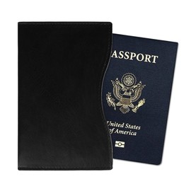 Fintie Passport Cover / Vaccination Certificate Case - Ultra Slim Premium Faux Leather Passport Protective Cover Passport Case Holder Protective Cover Vaccination Card Wallet with RFID Blocking,
