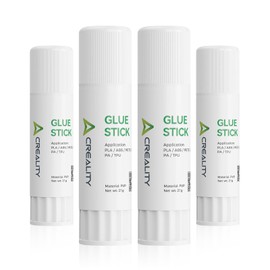 Creality 3D Printer Glue Sticks 4 Pack Enhanced First Layer Adhesion Reduce Warping on Hot Bed, PVP Solid 3D Print Glue Sticks Compatible with PLA/ABS/PETG/PC/PA/TPU, Each Weighing 21g/0.74oz
