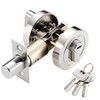 Single Cylinder Deadbolt Round Door Lock Front Door Locks Zinc