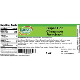 Super Hot Cinnamon Flavor Extract (1 oz, ZIN: 529613)
