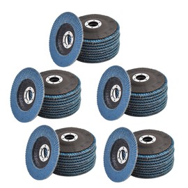 Thomletha 50Pcs Zirconia Turning Discs 4-1/2inch x 7/8inch 40 GRIT for Use on Wood Metal and Plastics