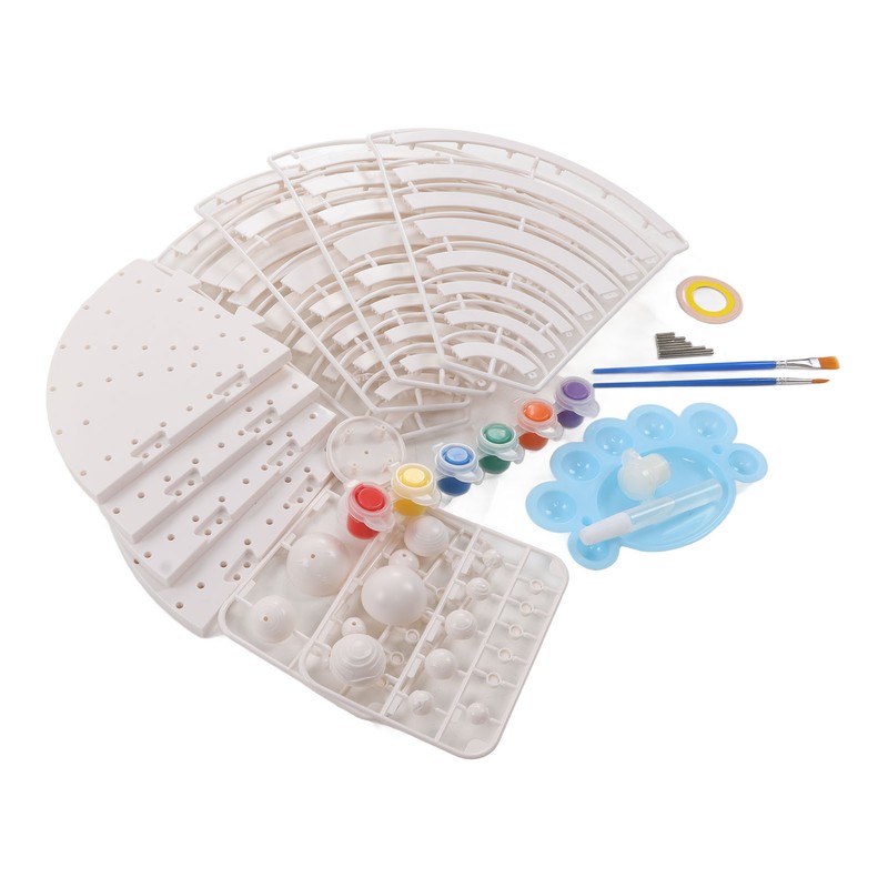 Build and Paint Solar System Interactive Educational DIY Assembling Painting