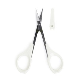 Samcos Cutwork Scissors Sewing Scissors with Protective Cap 3.9 inches (10 cm), Good Sharpness, Precision, Extra Fine, Cutting Pictures, Thread Cutting and Dressmaking, Home Use, Handicrafts, DIY
