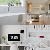 PATIKIL Waterproof Bathroom Clock, Battery Operated Silent Wall Clocks with