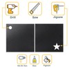Kinlink Black ABS Plastic Sheet 8" x 12"x 0.06" Flexible